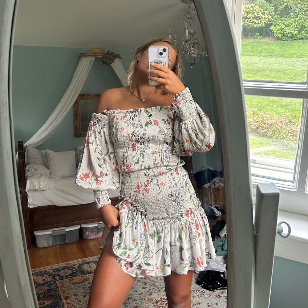 Alexis Gemina Dress in White